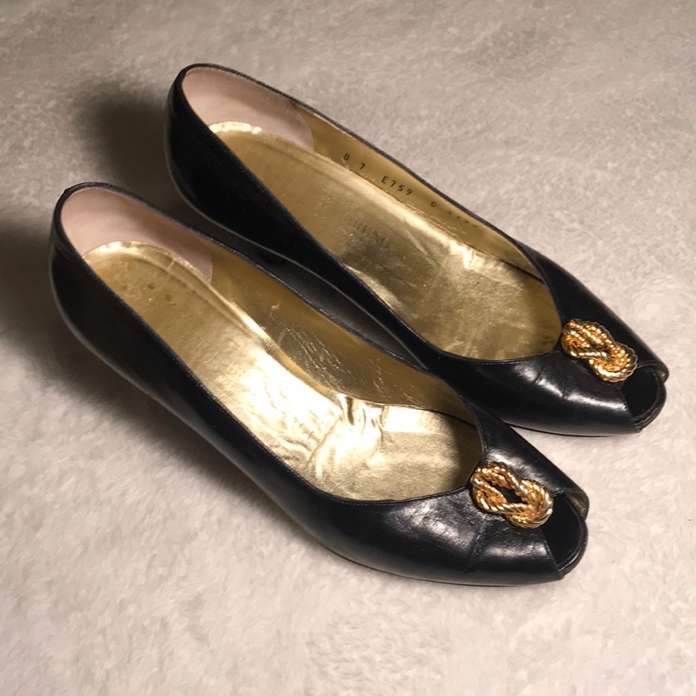BRUNO MAGLI Black Leather Women’s Shoes